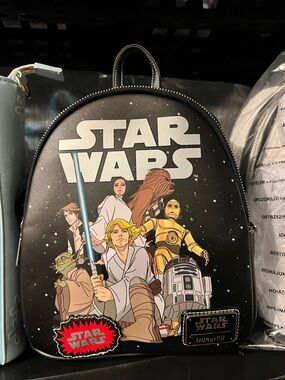 Loungefly - Disney Parks Star Wars Mini Backpack  Glows in the Dark NWT